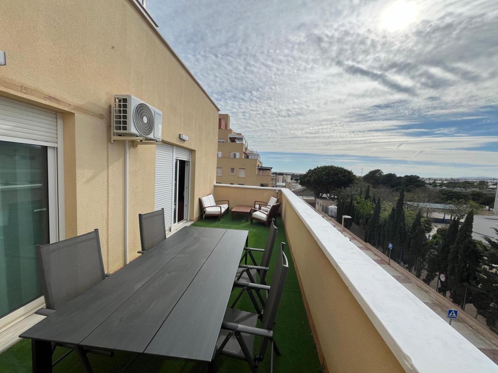 Ferienwohnung Aguadulce Sol Y Playa- A/C Roquetas de Mar Exterior foto