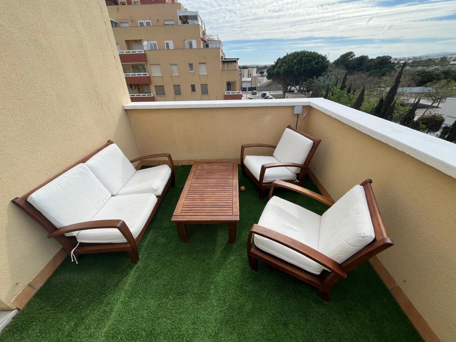 Ferienwohnung Aguadulce Sol Y Playa- A/C Roquetas de Mar Exterior foto